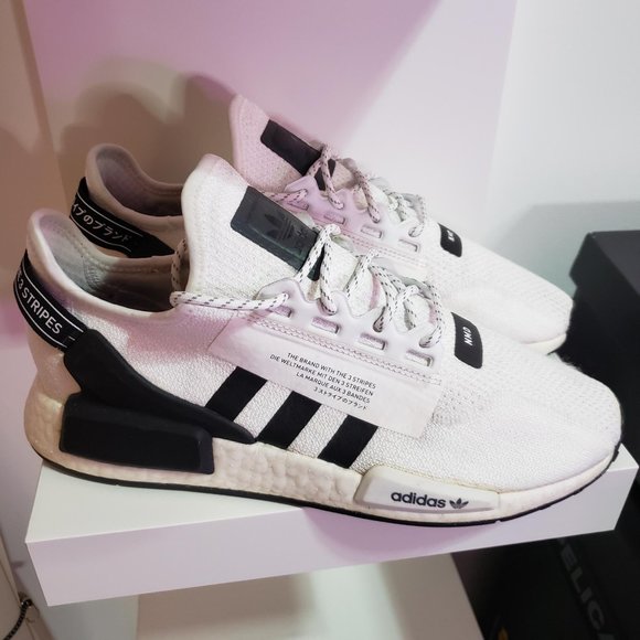 SOLD - adidas Men's NMD_R1 V2 Shoes, Cloud White - Picture 3 of 8